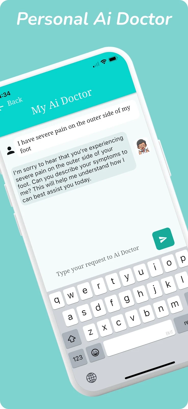 Personal AI Doctor chat